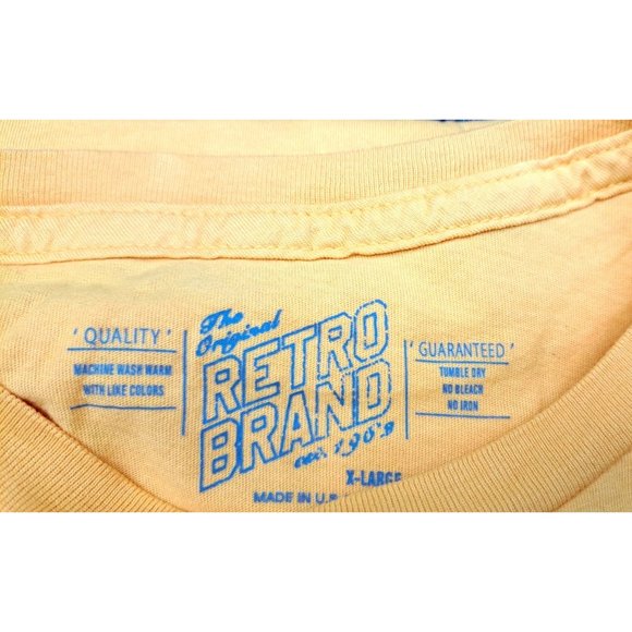 Brazil T-shirt Men XL Futebol Football Soccer Yellow Green Retro Brand Sport - Picture 4 of 5